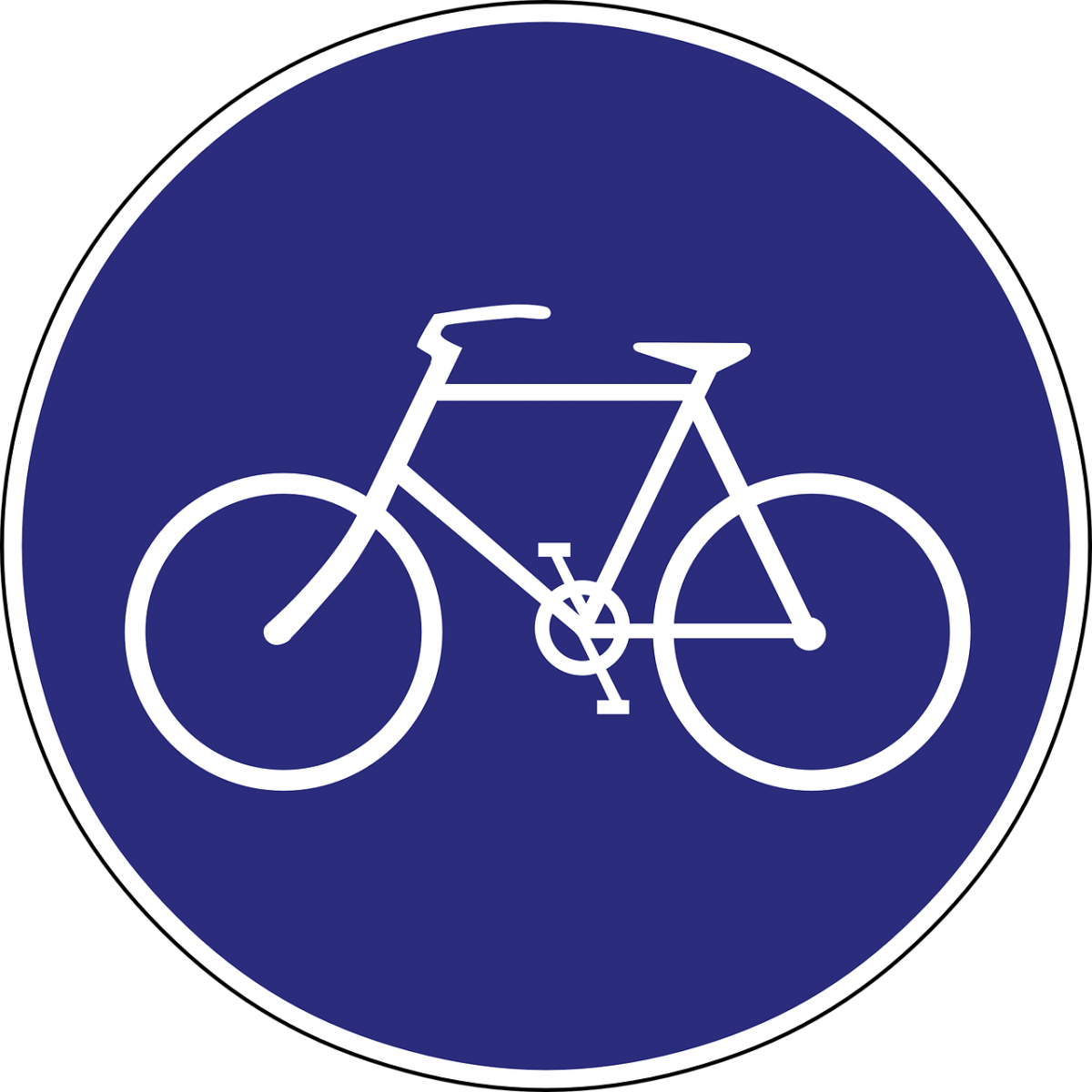 znak ścieżka rowerowa