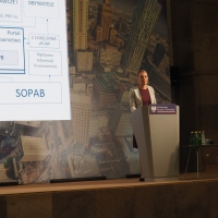 Dorota Cabańska, Główny Inspektor Nadzoru Budowlanego podczas prezentacji