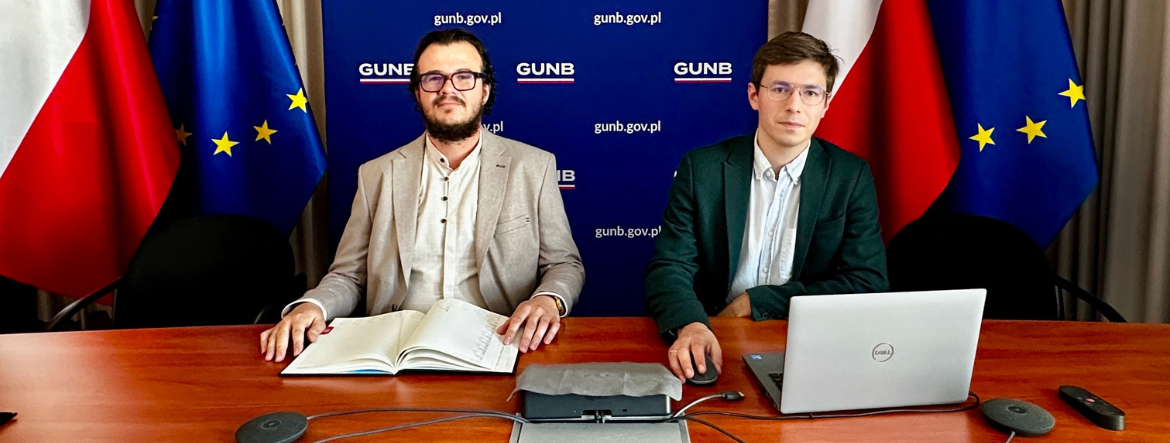 Na zdjęciu prowadzący szkolenie od prawej: Filip Prusik-Serbinowski, Zastępca Głównego Inspektora Nadzoru Budowlanego i Piotr Centkowski - zastępca dyrektora Departamentu Orzecznictwa.